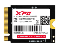 ADATA 2TB M.2 2230 PCIe Gen4 NVMe GAMMIX S55 - 1244667 - zdjęcie 1